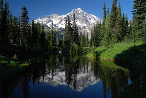 Mirror Lake Mount Rainier National Park Washington State Brian