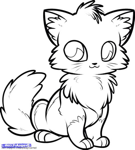 Coloring Pages Anime Cat 303 File Include Svg Png Eps Dxf