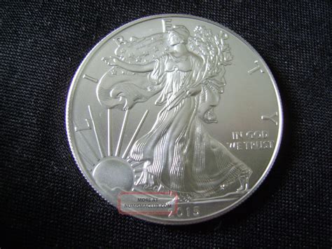 2015 Silver Us Eagle Dollar Coin 1oz Fine Silver Bullion Uncirculated