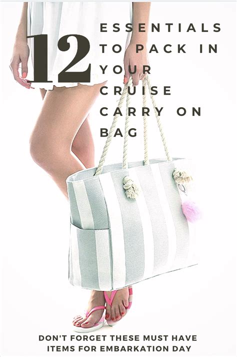 12 Things You Cant Forget To Put In Your Cruise Carry On Bag