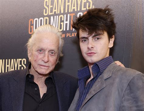 michael douglas shares proud video of son s musical skills parade
