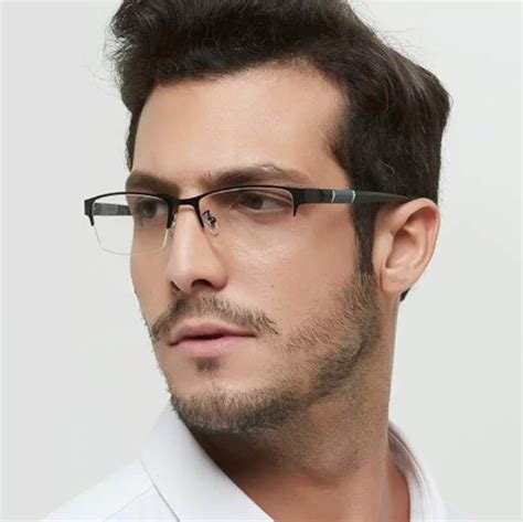 Rimless Designer Reading Glasses Business Eyewear Eyeglasses Etsy