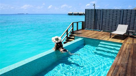 Inside A Water Pool Villa Kuramathi Maldives Youtube