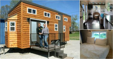 Cozy 200 Sq Ft Amish Made Tiny House For Sale In Michigan Tiny Houses