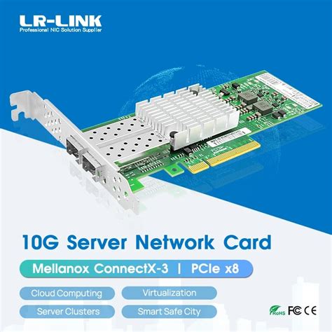 Lr Link 6822xf 2sfp 10gb Network Card Dual Port Sfp Pci E X8 Fiber