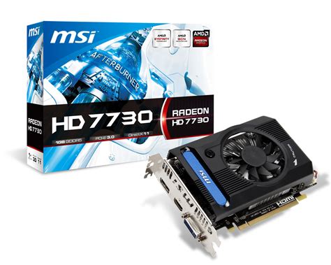 Download the latest version of amd graphics driver you search when the result comes out. MSI Silently Launches Radeon HD 7730 Graphics Card With 1 GB Memory