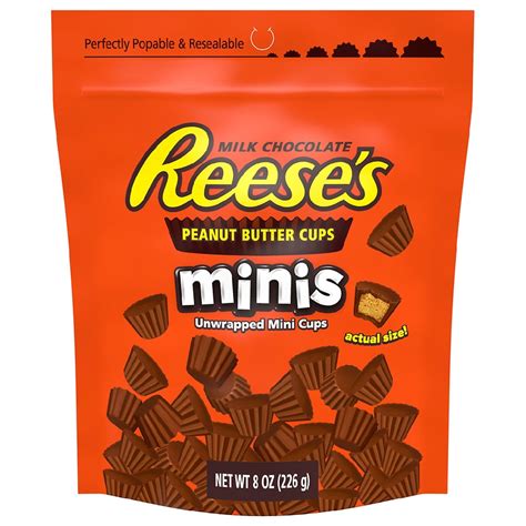 reese s minis peanut butter cups candy walgreens