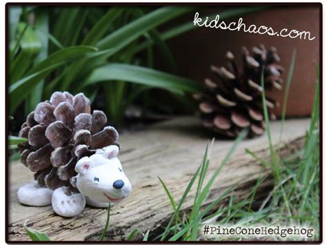 Me And The Boy Made This Pine Cone Hedgehog Easy Instructions