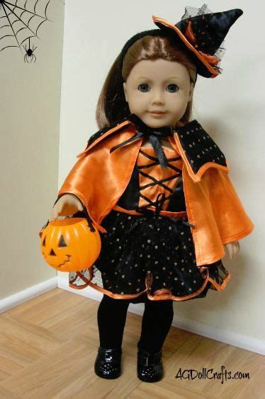 American Girl Halloween 18 Inch Doll Clothes Pattern Sewing Doll