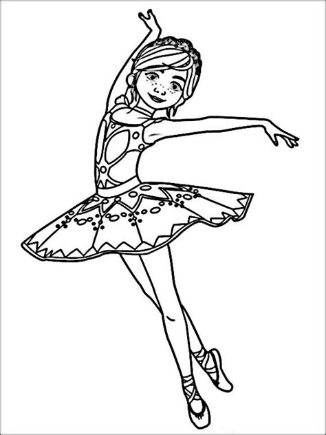 There are the ballerina coloring pictures on this site. Coloring Sheet Leap! 12