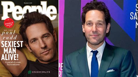 Agency News Actor Paul Rudd Named Peoples Sexiest Man Alive 2021