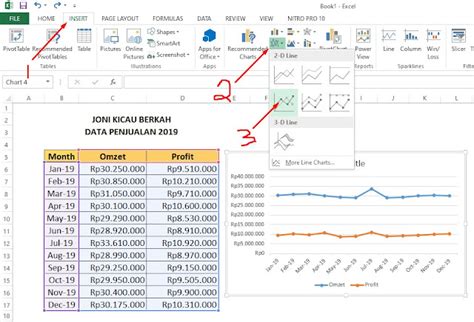 Cara Membuat Grafik Di Excel Dengan Data Ternyata Mudah Pakar Dokumen