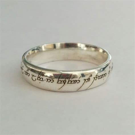 Personalized The One Ring In Silver