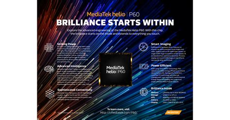 Mediatek Powers The Future Of Mobile With New Helio P60 Chipset