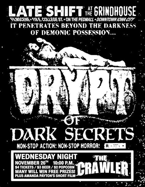 Crypt Of Dark Secrets 1976