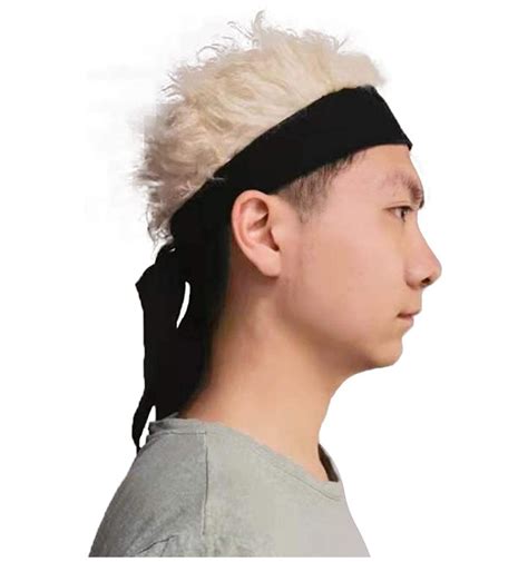 Flair Hair Visor Sun Cap Wig Peaked Novelty Baseball Hat With Spiked