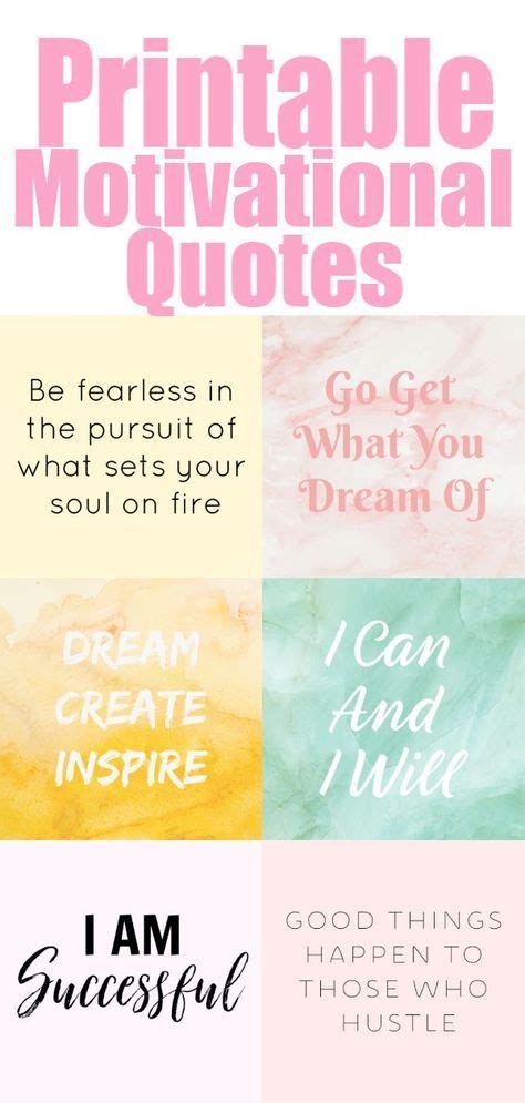 The skills you learn and the pressure you face as a student will that's why the quotes are followed by some useful tips to help you get over the challenging aspects that come with being a student. 40 Printable Motivational Quotes For Your Vision Board ...