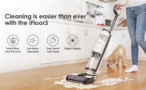 Tineco Ifloor Uk Cordless Mop And Vacuum 2 In 1 With Powerful Suction