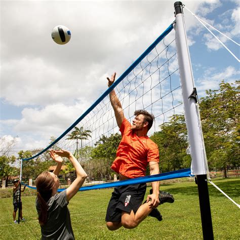 Training Equipment Complete Outdoor Volleyball Game Set Kit