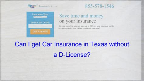 Can You Get Car Insurance Without A License In Texas Wcarq