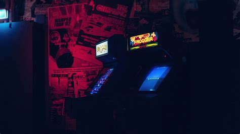 Arcade Gaming Room 4k 1380i Wallpaper Pc Desktop