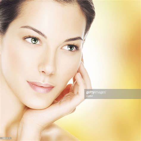Beautiful Green Eyed Woman High Res Stock Photo Getty Images