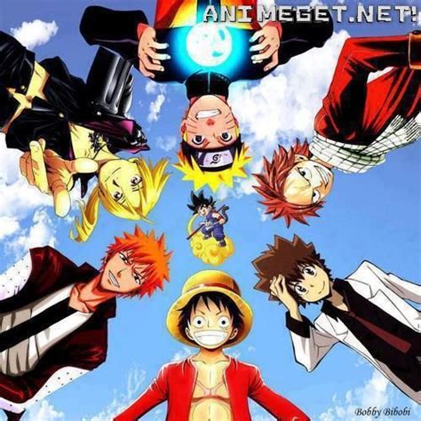 Ahh Ichigo Natsu Luffy Ed Naruto Tsuna Goku D Anime