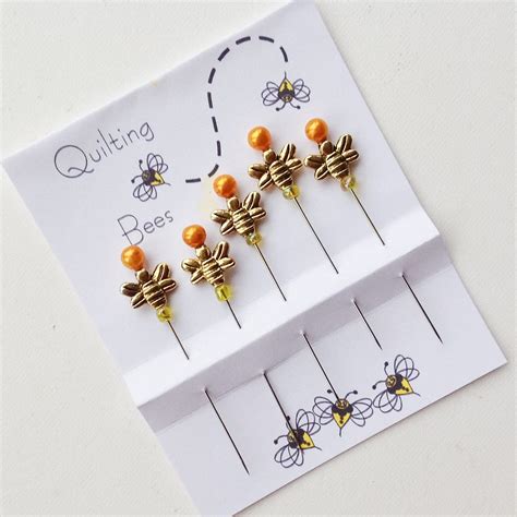 Quilting Bees Sewing Pins Decorative Sewing Pins Sewing Accessory Bee
