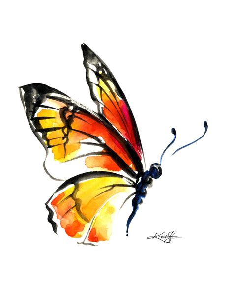 Monarch Butterfly No 3 Art Archival By Kathymortonstanion