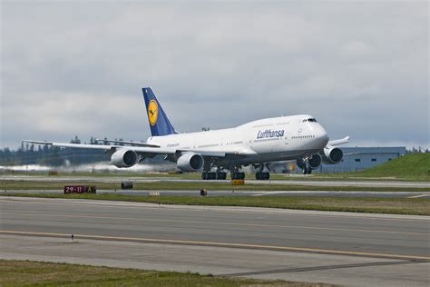 Lufthansa 747 8 Intercontinental Delivery