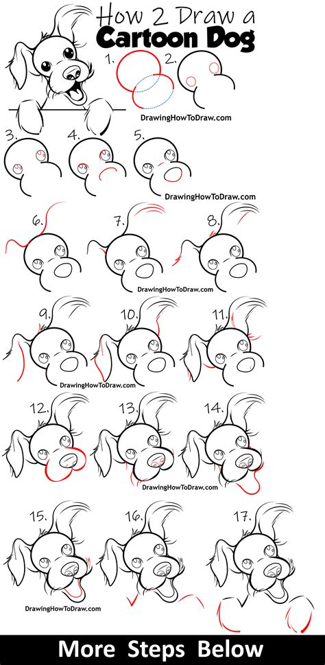 How To Draw A Dog Easy Step By Step How To Draw A Cute Dog Step By Step
