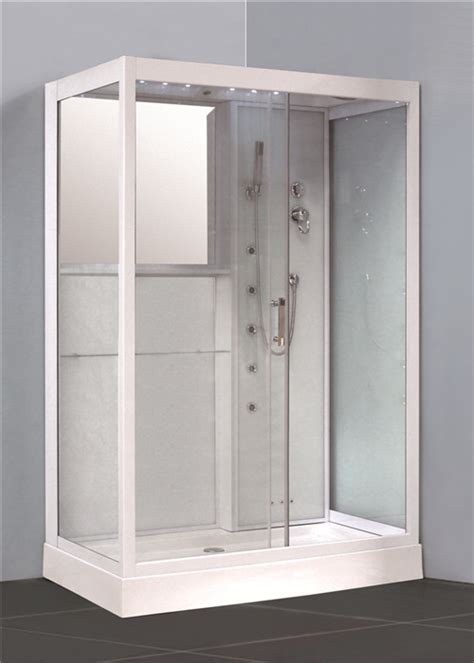 large rectangular walk in shower enclosures stand alone shower units with steam systems