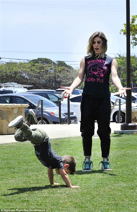 Jillian Michaels And Her Son Phoenix Spotted Hanging Out In Malibu
