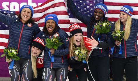 Winter Olympics 2014 Us Women Win Silver Bronze In Womens Bobsled