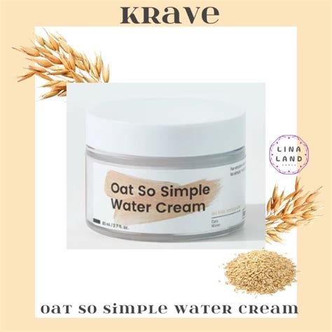 Krave Beauty Oat So Simple Water Cream 80ml Krave Hydrating