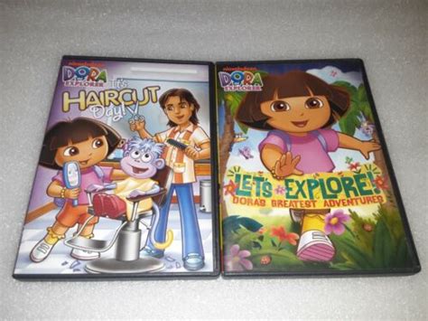 Dora The Explorer Its Haircut Day Dvd 2011 And Lets Explore Doras