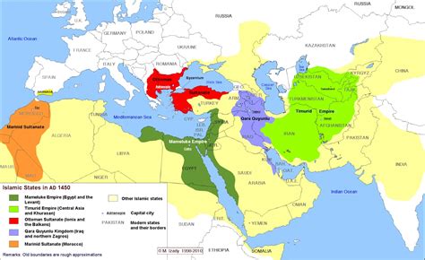 Geographia A Geographic History Of Islamic States Through Maps