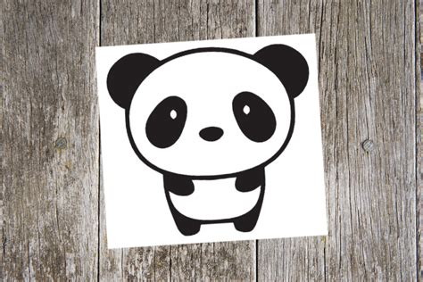 Vinyl Decal Baby Panda Custom Vinyl Decal Sticker Choose Etsy