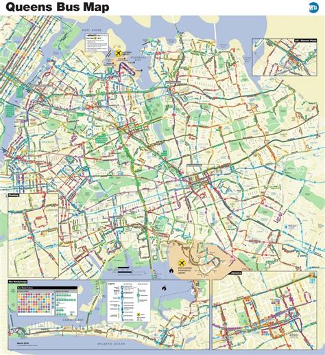 Queens Bus Map Bus Map Bus Route Map Nyc Map