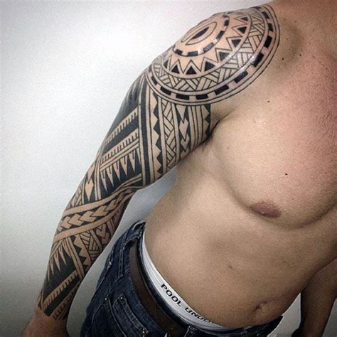Cool Tribal Arm Tattoos For Men Inspiration Guide
