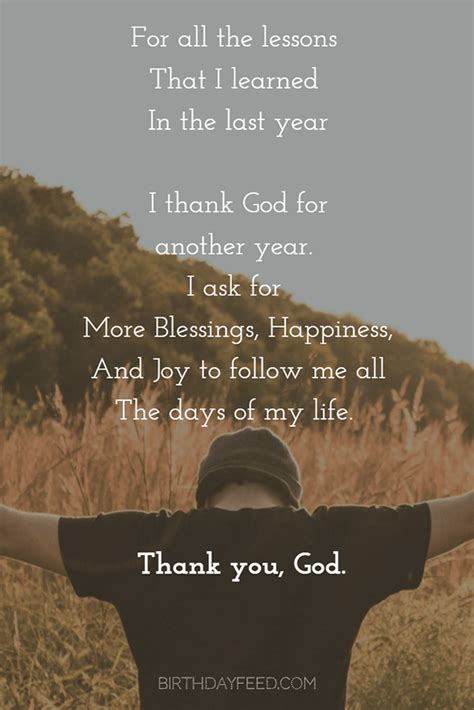 Thanking God For Another Year Of Life Quotes Shortquotescc