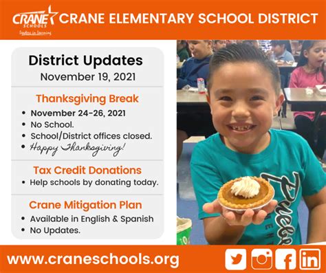 District Update 111921 Crane Elementary School District