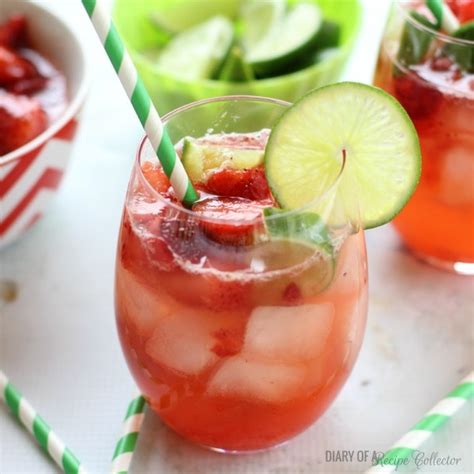 Strawberry Limeade Punch Diary Of A Recipe Collector