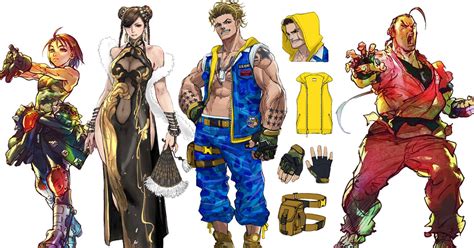 Street Fighter 5 Concept Art And Characters
