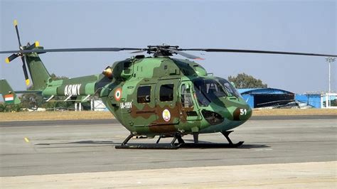 Fileindian Army Dhruv Helicopter At Aero India 2013 Helicopter
