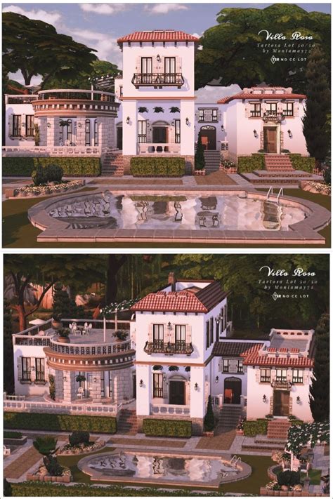 The Sims 4 Nocc Mediterranean Tartosa Wedding Villa Large House For A