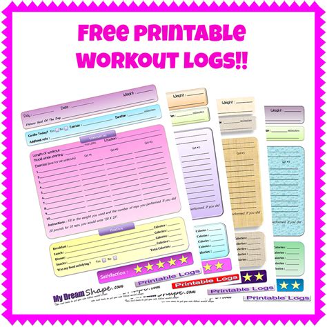 7 Best Images of Free Printable Diet And Exercise Log ...