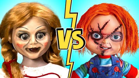 Annabelle Vs Chucky A Real Life Battle Of The Creepiest Dolls 🔪😵
