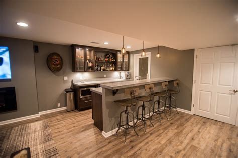Check spelling or type a new query. Franklin, MI Basement Remodel Rustic Industrial Design ...