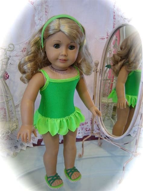 ruffled swimsuit and sandals made to fit 18 inch american girl doll doll clothes american girl